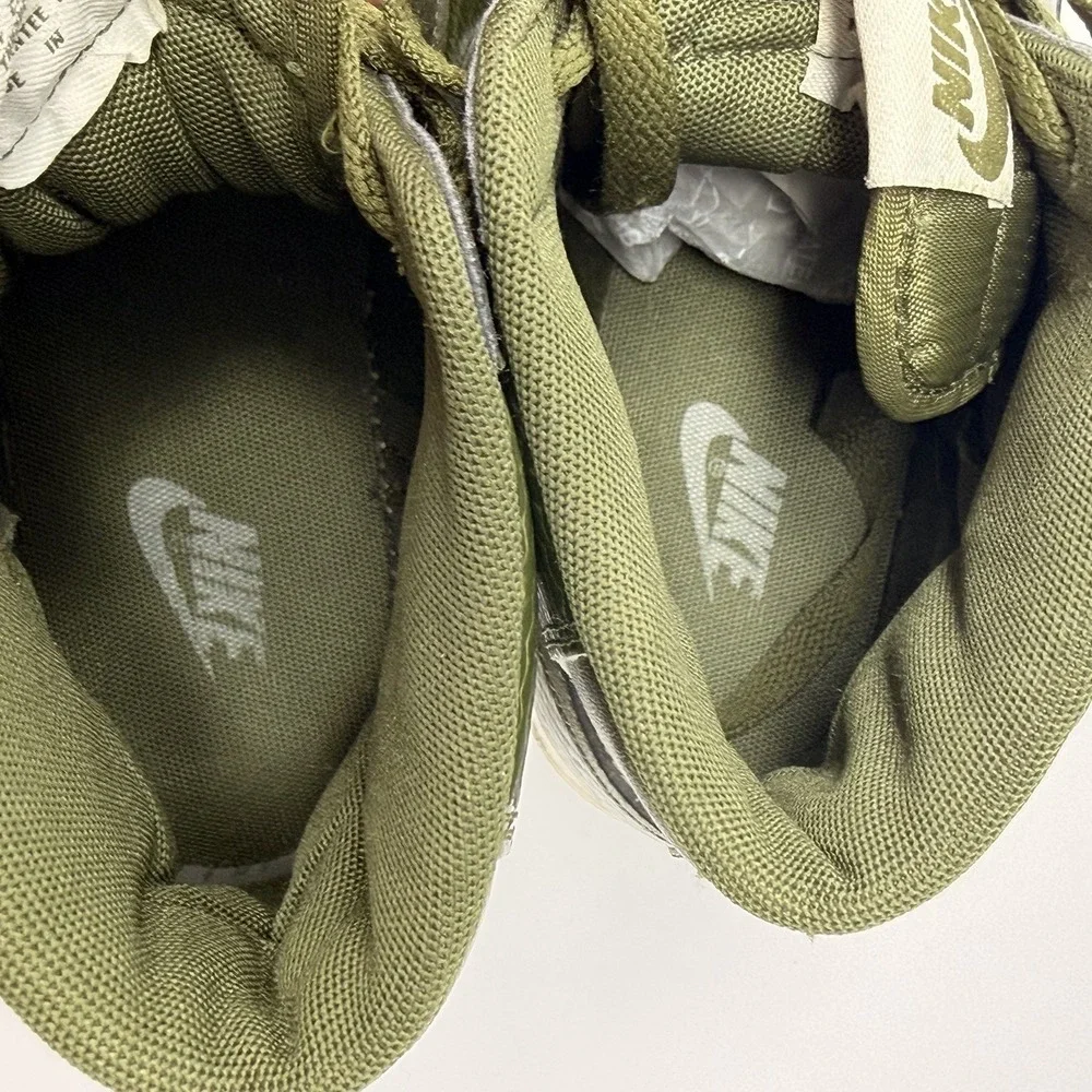 Nike Blazer Mid Leather Premium Snake Women's‎ US 8.5 Olive Green 685225-300
